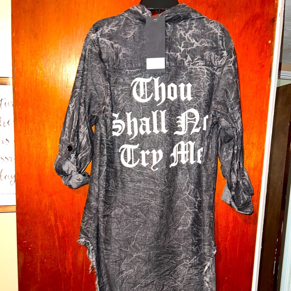 Women’s Distressed Jean Dress